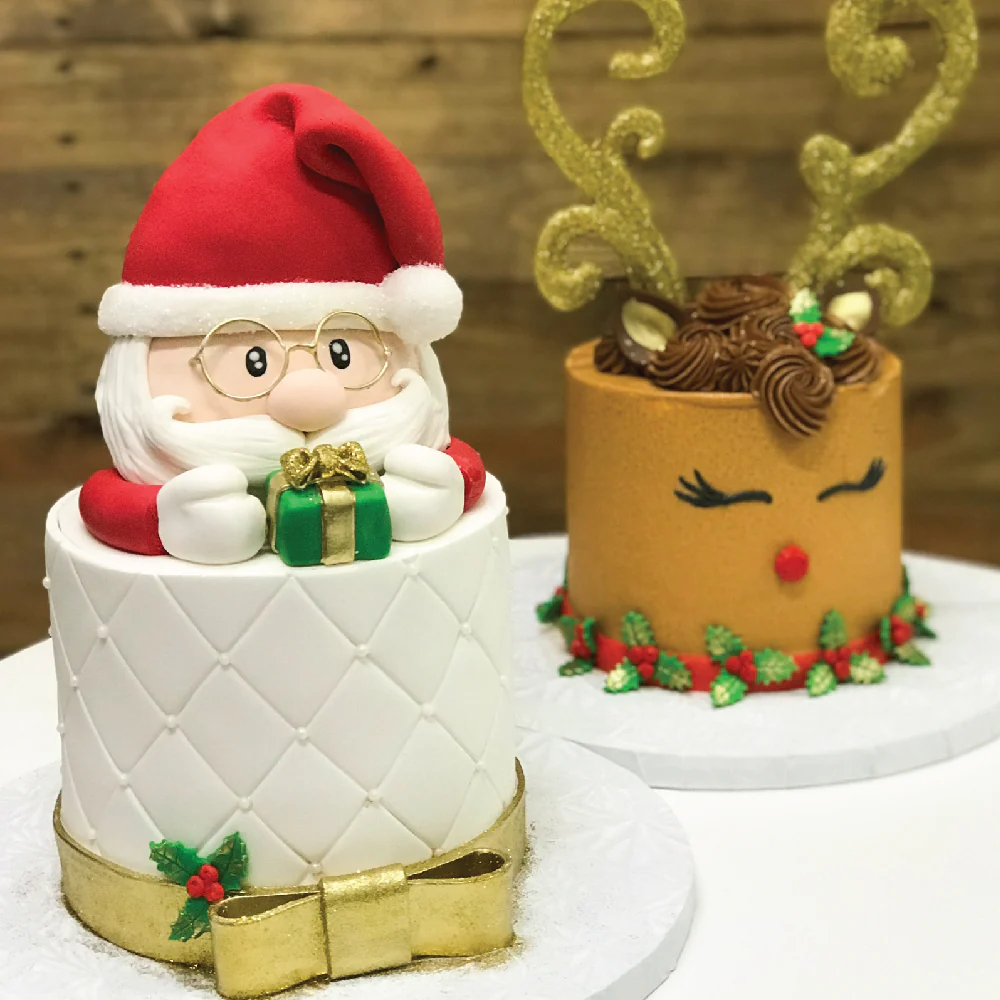 Santa_RudolphChristmasCakes Christmas Cakes - Image 1